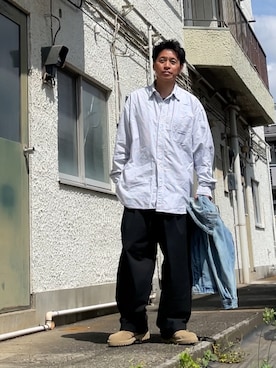 クロ🐑さん（メンズ・168cm）の春コーディネート