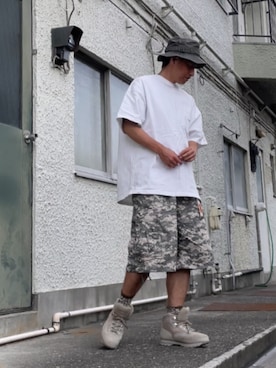 クロ🐑さん（メンズ・168cm）の夏コーディネート