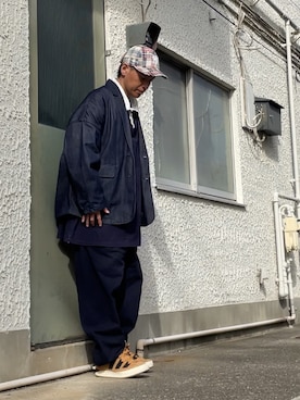 「アイテム（ジャケット/アウター）」を使った、クロ🐑さん（メンズ・168cm・40代）の秋コーディネート