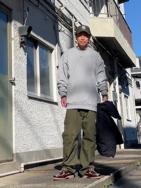 「アイテム（帽子）」を使った、クロ🐑さん（メンズ・168cm・40代）の冬コーディネート