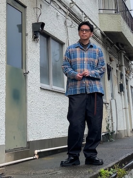 「GAP（ギャップ）のアイテム」を使った、クロ🐑さん（メンズ・168cm）の春コーディネート