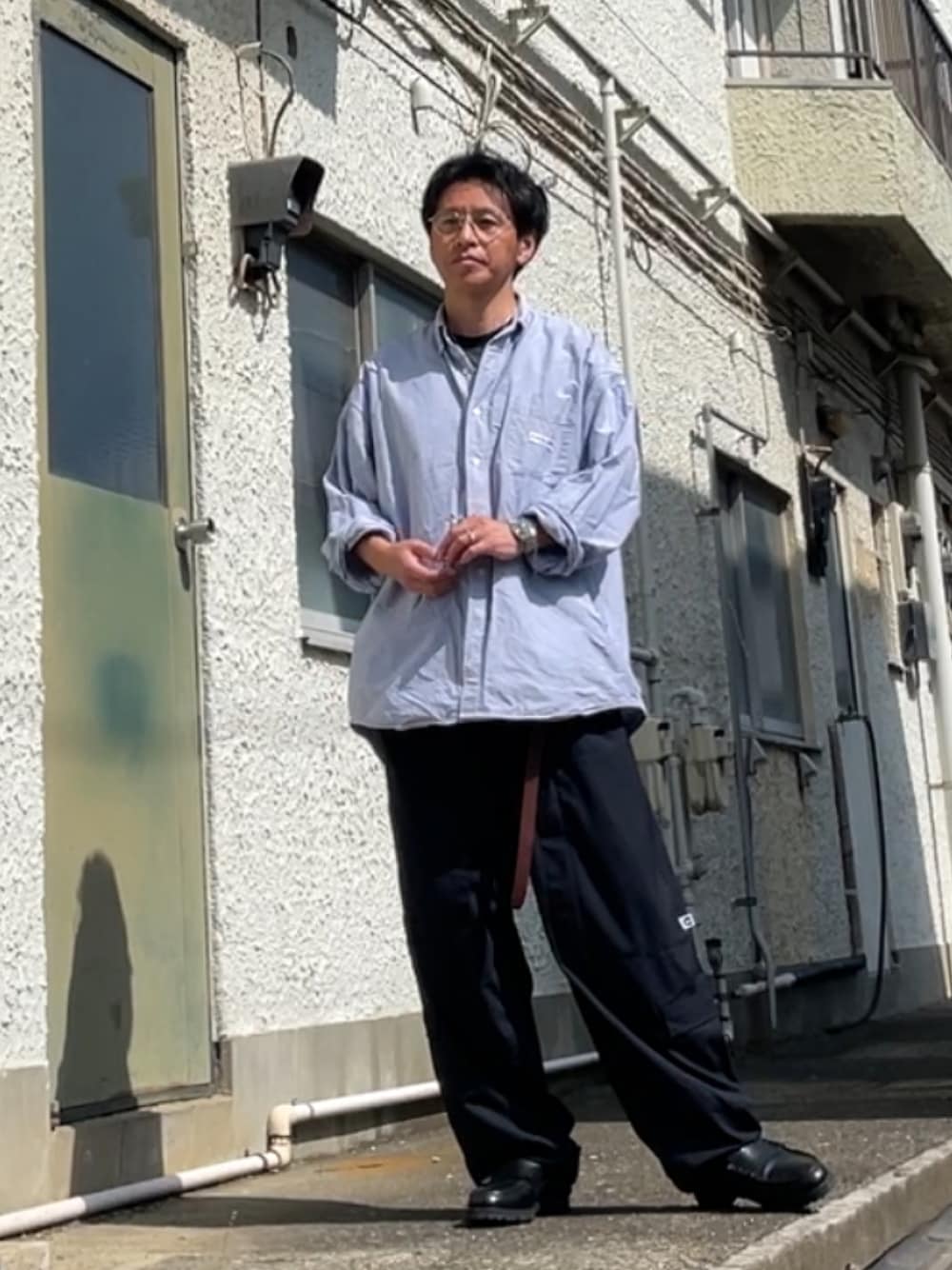 CAHLUMN/カウラム Magazine Pocket Broad Shirt(Gingham)/マガジン