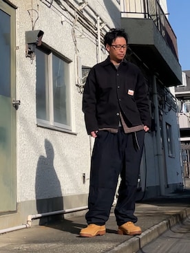 「GAP（ギャップ）のアイテム（トップス）」を使った、クロ🐑さん（メンズ・168cm）の冬コーディネート