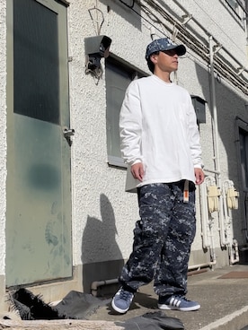 クロ🐑さん（メンズ・168cm）の春コーディネート