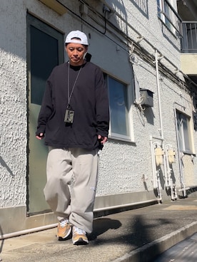 「FREAK'S STORE（フリークスストア）のアイテム（帽子）」を使った、クロ🐑さん（メンズ・168cm）の秋コーディネート