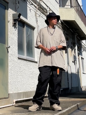 「アイテム（ブーツ）」を使った、クロ🐑さん（メンズ・168cm・40代）の秋コーディネート