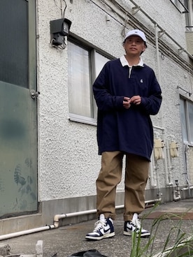 「DC SHOES（ディーシーシューズ）のアイテム（帽子）」を使った、クロ🐑さん（メンズ・168cm）の夏コーディネート