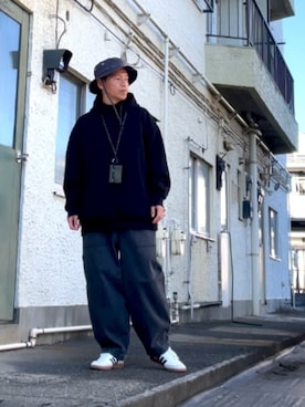 「アイテム（帽子）」を使った、クロ🐑さん（メンズ・168cm・40代）の冬コーディネート