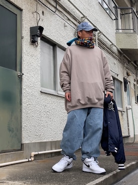 クロ🐑さん（メンズ・168cm）の冬コーディネート