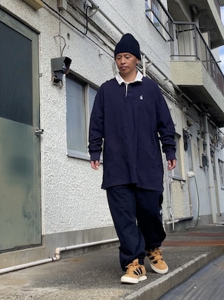 超限定モデル Nautica ストライプ ラガーシャツ NAUTICA（ノーティカ）の「NAUTICA/ノーティカ Oversized Rugger