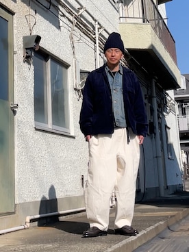 クロ🐑さん(メンズ・168cm)の冬コーディネート