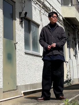 「GAP（ギャップ）のアイテム」を使った、クロ🐑さん（メンズ・168cm）の春コーディネート