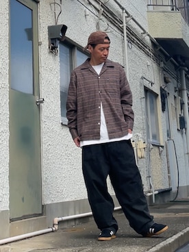 「アイテム（帽子）」を使った、クロ🐑さん（メンズ・168cm・40代）の秋コーディネート