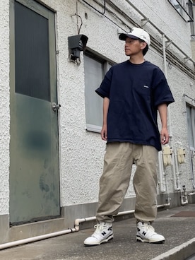 クロ🐑さん（メンズ・168cm）の春コーディネート