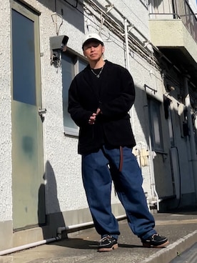 クロ🐑さん（メンズ・168cm）の春コーディネート