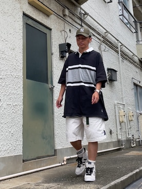 クロ🐑さん（メンズ・168cm）の夏コーディネート