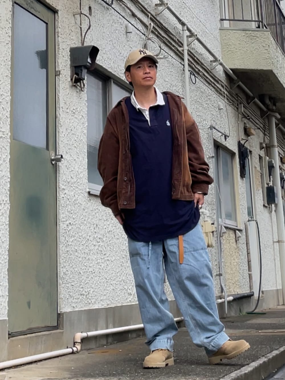 NAUTICA/ノーティカ Fade Washed Corduroy Blouzon/フェイディッド