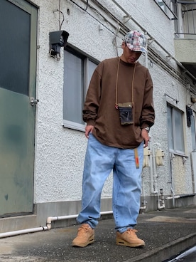 「アイテム（帽子）」を使った、クロ🐑さん（メンズ・168cm・40代）の秋コーディネート
