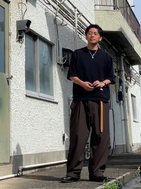 クロ🐑さん（メンズ・168cm・50代）の秋コーディネート