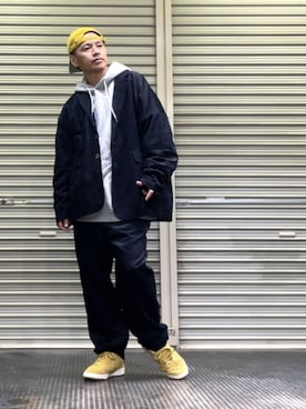 クロ🐑さん（メンズ・168cm）の秋コーディネート