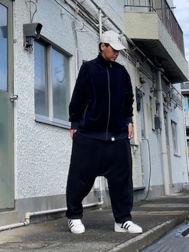 「アイテム（ブルゾン）」を使った、クロ🐑さん（メンズ・168cm・40代）の秋コーディネート