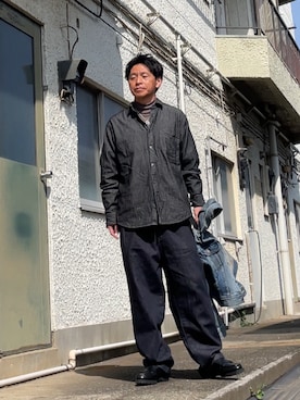 「REGAL Shoe & Co.（リーガル シューアンドカンパニー）のアイテム」を使った、クロ🐑さん（メンズ・168cm）の春コーディネート