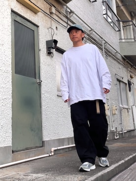 クロ🐑さん（メンズ・168cm）の春コーディネート