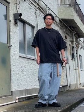 クロ🐑さん（メンズ・168cm）の夏コーディネート