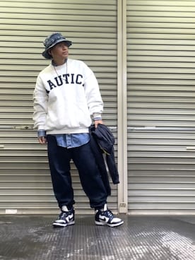 クロ🐑さん（メンズ・168cm）の冬コーディネート