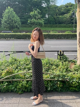 「VINTAGE（ヴィンテージ）のアイテム（サンダル）」を使った、りっぴーさん（レディース・154cm）の夏コーディネート