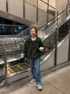 「アイテム（ブルゾン）」を使った、りっぴーさん（レディース・154cm）の秋コーディネート