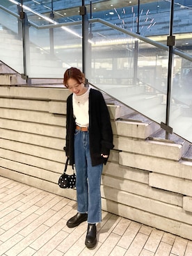 「Little sunny bite（リトルサニーバイト）のアイテム」を使った、りっぴーさん（レディース・154cm）の秋コーディネート
