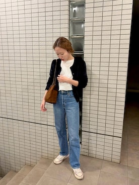 「H&M（エイチ・アンド・エム）のアイテム」を使った、りっぴーさん（レディース・154cm）の秋コーディネート