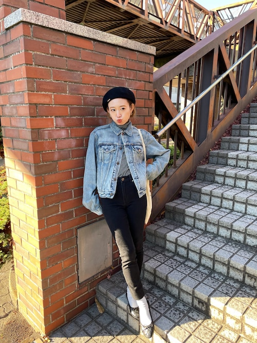 希少★ポロラルフローレン ポロベア　トラッカーデニムジャケット　レディースL POLO RALPH LAUREN（ポロ ラルフ ローレン）の「Poloベア