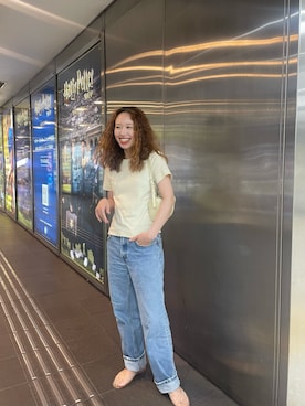 「SLOBE IENA（スローブイエナ）のアイテム」を使った、りっぴーさん（レディース・154cm）の夏コーディネート