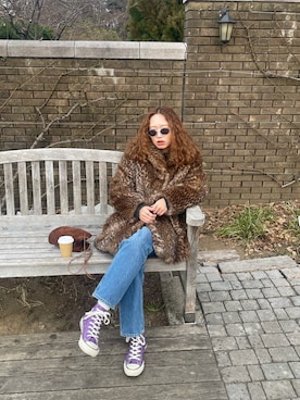 りっぴーさん（レディース・154cm）の冬コーディネート