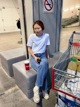 「H&M（エイチ・アンド・エム）のアイテム」を使った、りっぴーさん（レディース・154cm）の春コーディネート