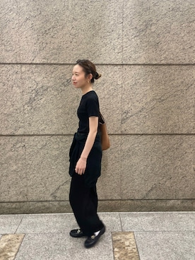 「PETIT BATEAU（プチバトー）のアイテム」を使った、りっぴーさん（レディース・154cm）の夏コーディネート