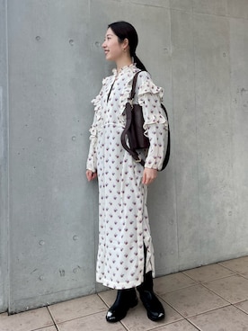 nodokaさん（レディース・159cm）の冬コーディネート