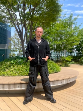 「DANKE SCHON（ダンケシェーン）のアイテム」を使った、塔弁さん（メンズ・172cm）の春コーディネート