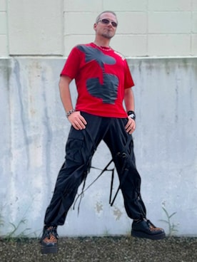 「Ray-Ban（レイバン）のアイテム」を使った、塔弁さん（メンズ・172cm）の春コーディネート