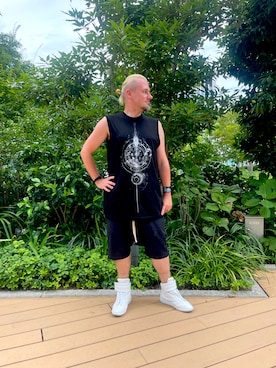 塔弁さん(メンズ・172cm)の夏コーディネート