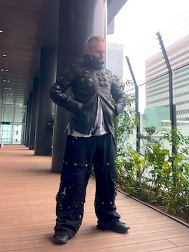 「Y-3(ワイスリー)のアイテム」を使った、塔弁さん(メンズ・172cm)の春コーディネート
