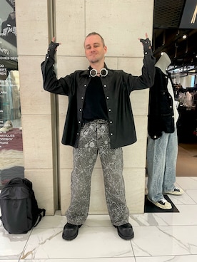 「アイテム（デニムパンツ）」を使った、塔弁さん（メンズ・172cm・30代）の冬コーディネート