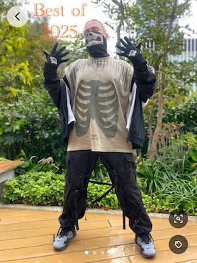 「Lui's（ルイス）のアイテム」を使った、塔弁さん（メンズ・172cm）の冬コーディネート