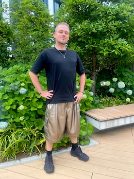 「Y-3(ワイスリー)のアイテム」を使った、塔弁さん(メンズ・172cm)の春コーディネート