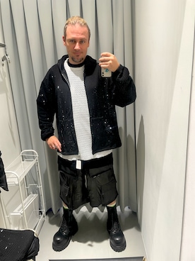 「BALENCIAGA（バレンシアガ）のアイテム」を使った、塔弁さん（メンズ・172cm）の春コーディネート