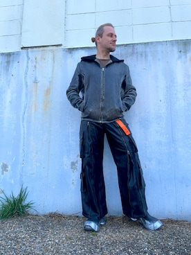 「Y-3（ワイスリー）のアイテム」を使った、塔弁さん（メンズ・172cm）の春コーディネート