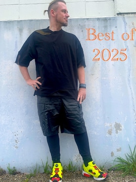 「Y-3(ワイスリー)のアイテム」を使った、塔弁さん(メンズ・172cm)の冬コーディネート