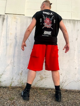 「アイテム（タンクトップ）」を使った、塔弁さん（メンズ・172cm）の秋コーディネート